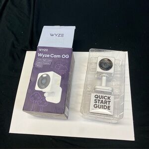 Wyze Wyze Cam OG Indoor Wired Security Camera - White and Black Accents